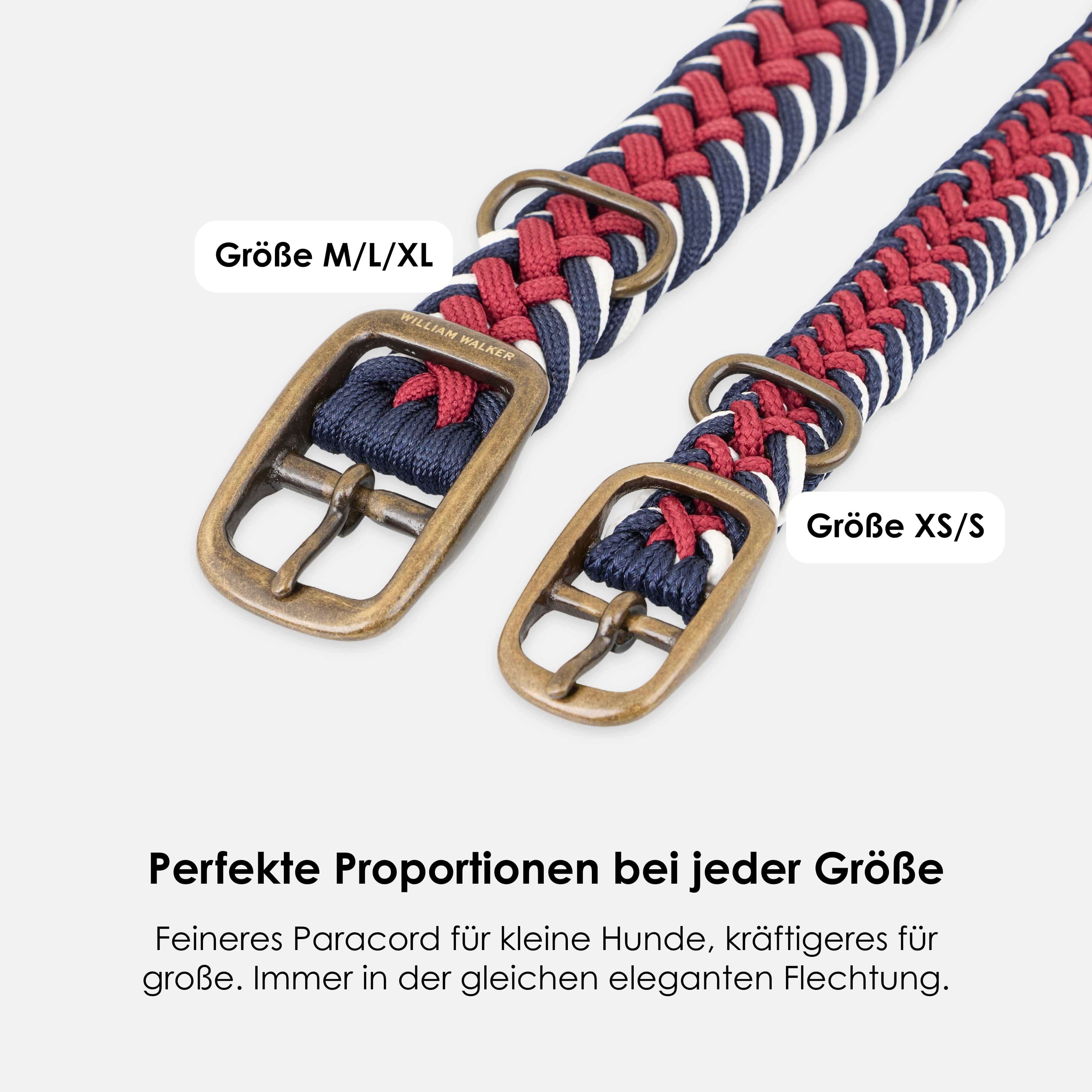 William Walker Paracord BioThane® obojek pro psa Royal // Limited