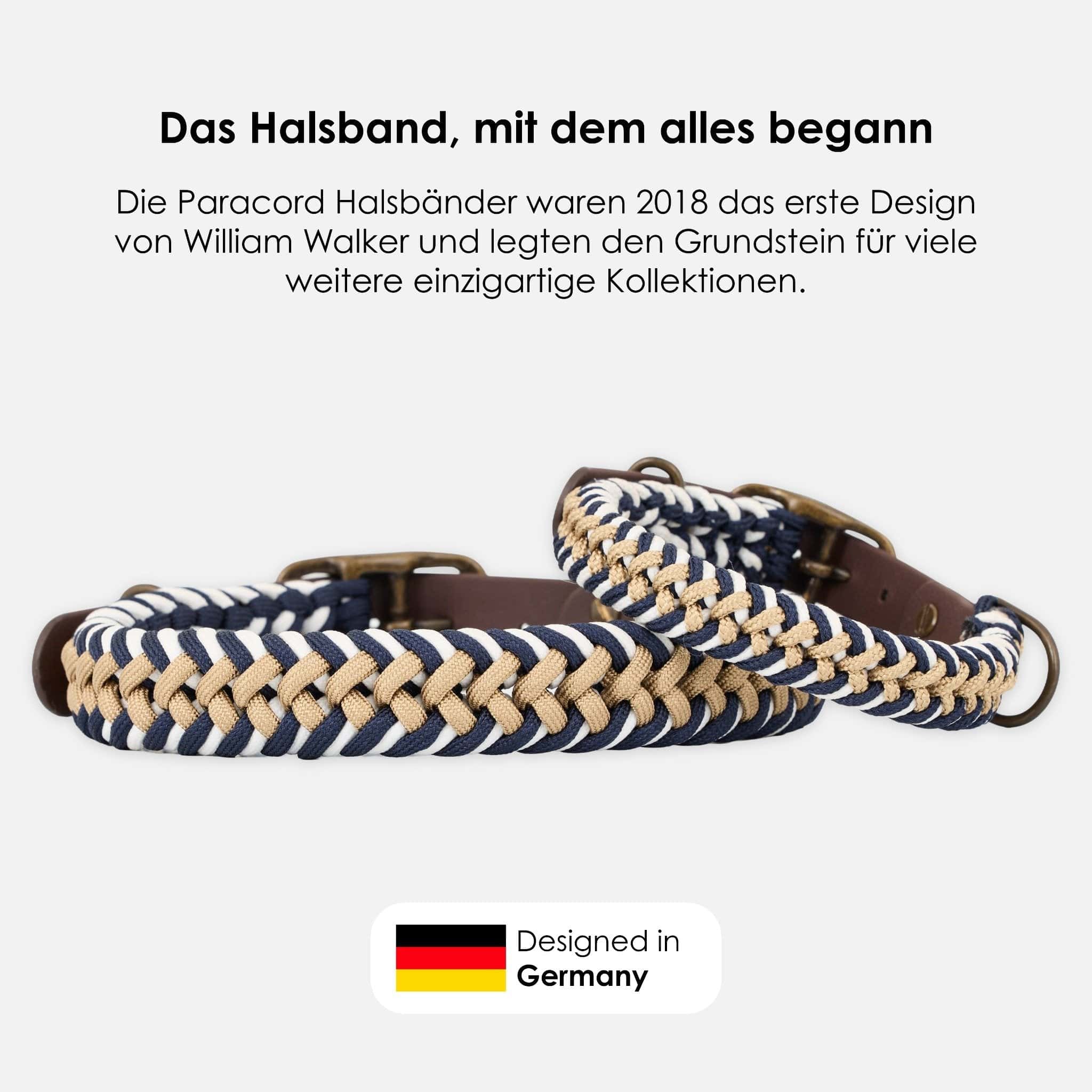 William Walker Paracord BioThane® obojek pro psa Hanseatic // Limited