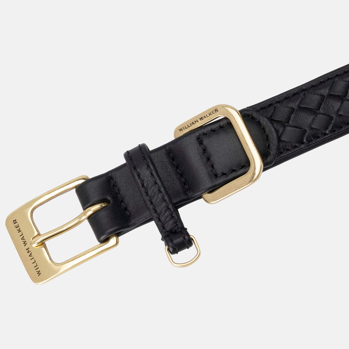 William Walker Kožený obojek pro psa Prestige Nero (Černá)