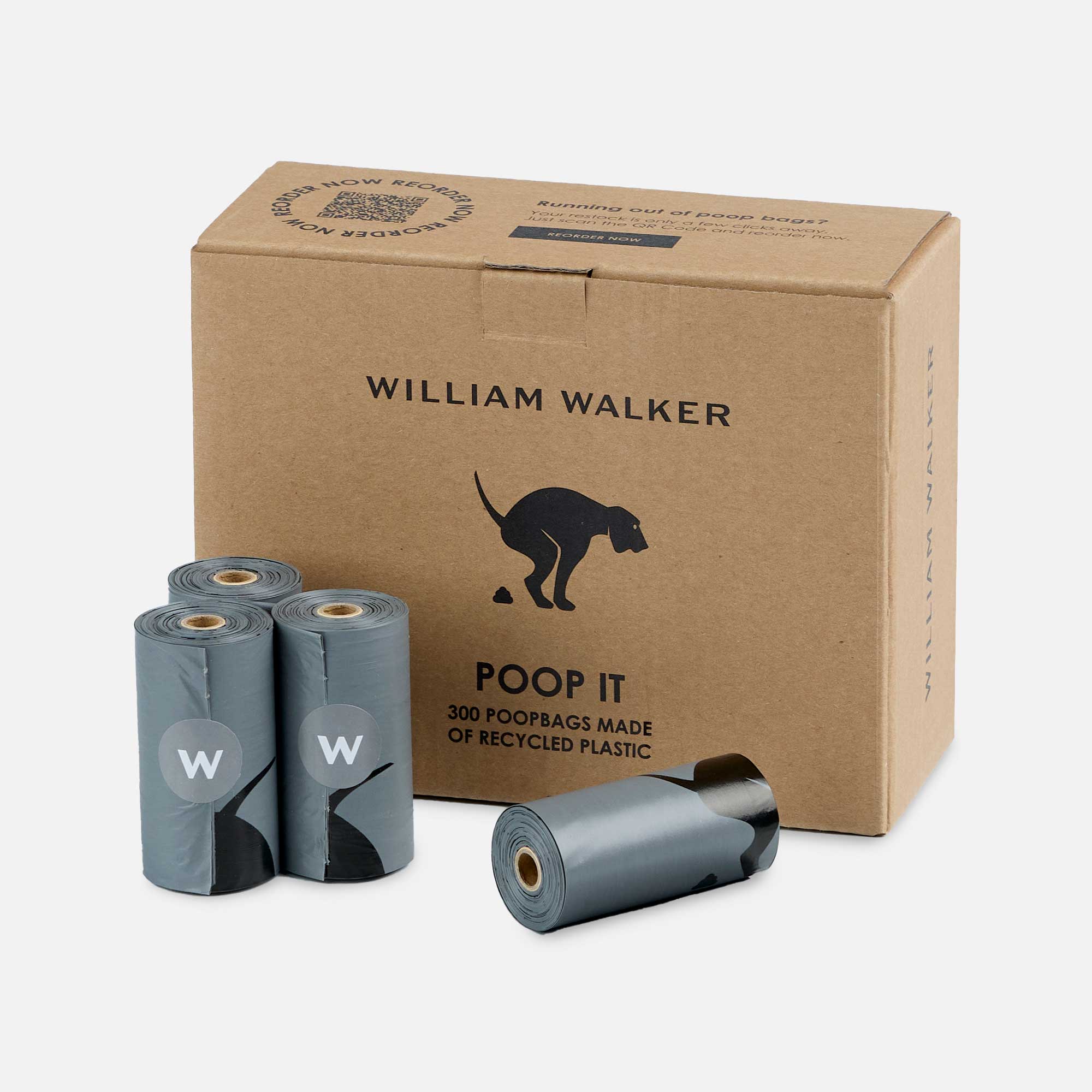 William Walker POOP IT – 300 sáčků na exkrementy (20 rolí)