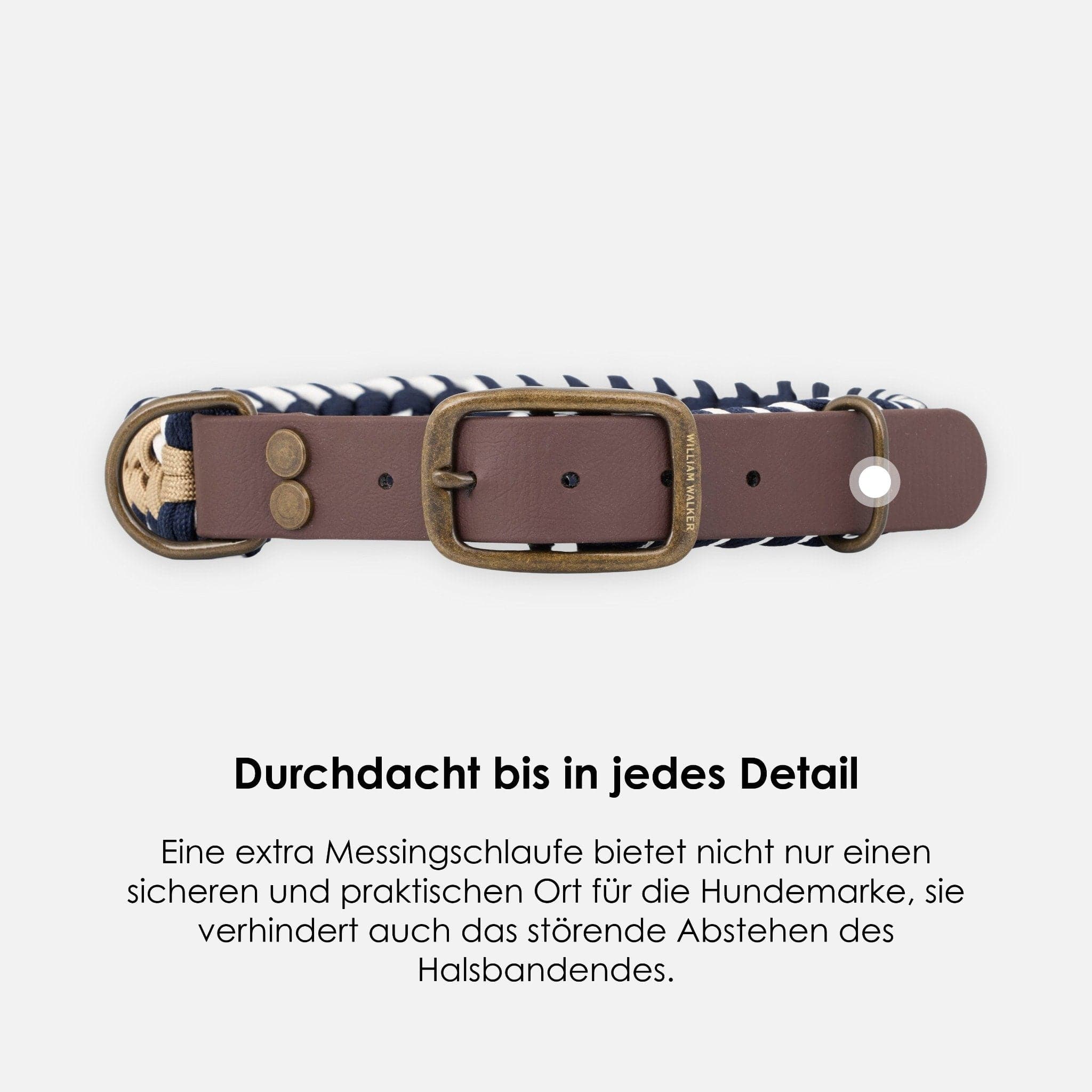 William Walker Paracord BioThane® obojek pro psa Hanseatic // Limited