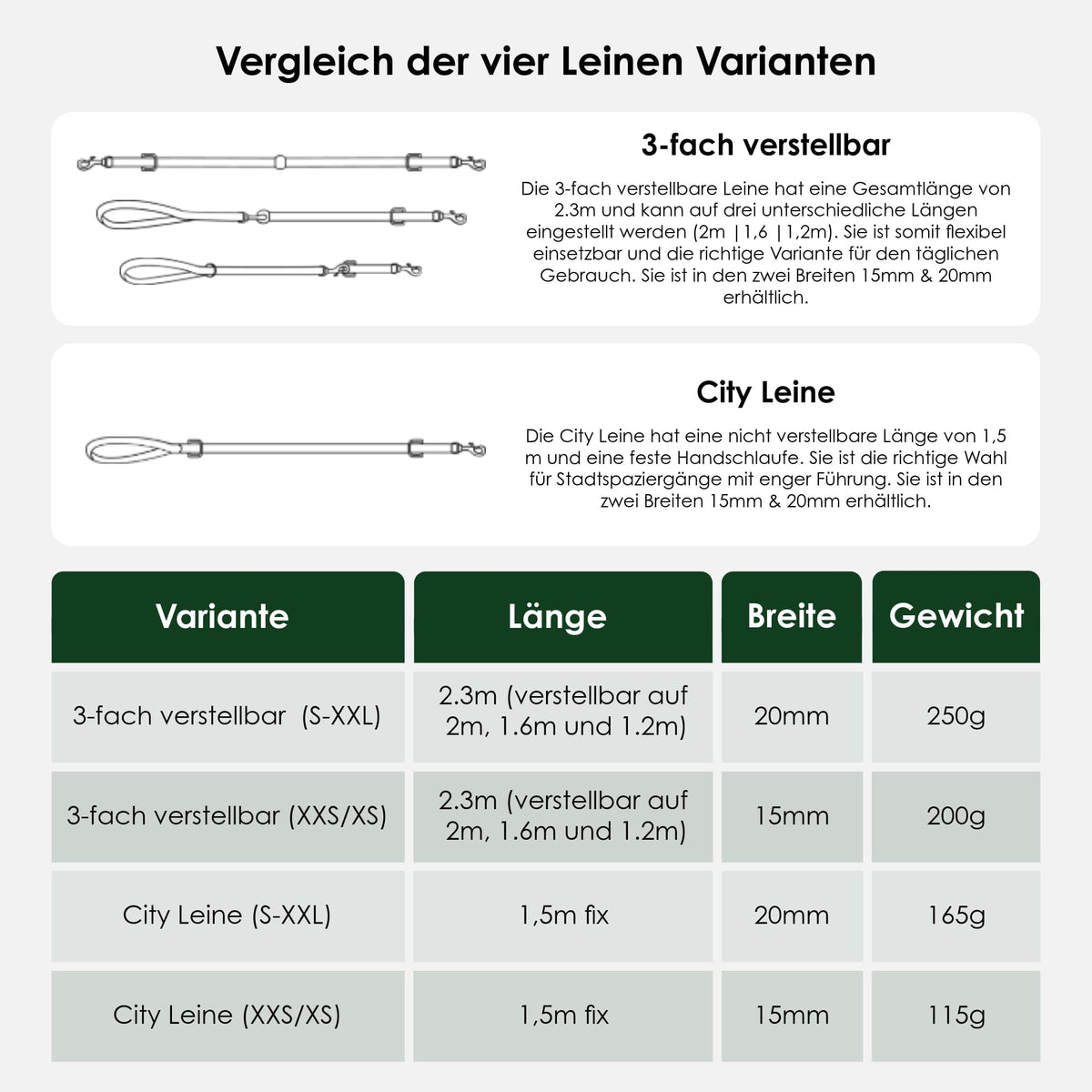 William Walker Kožené vodítko pro psa Sand (béžové)