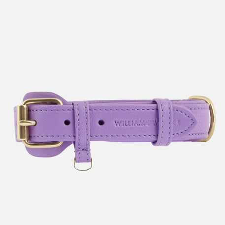 William Walker Kožený obojek pro psa Lavender (fialový)