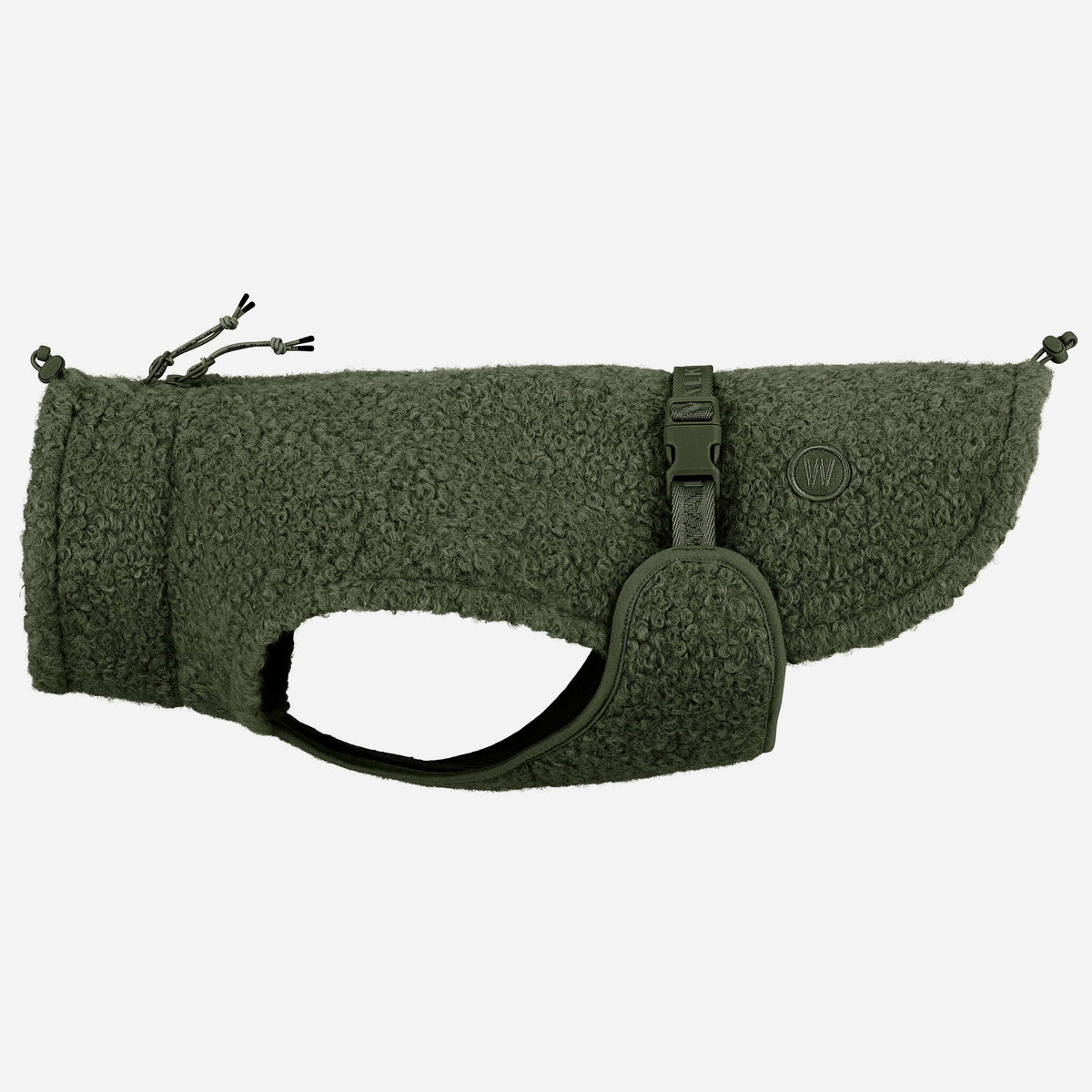 William Walker Hřejivý fleecový kabátek pro psa Cozy Dark Moss / 1